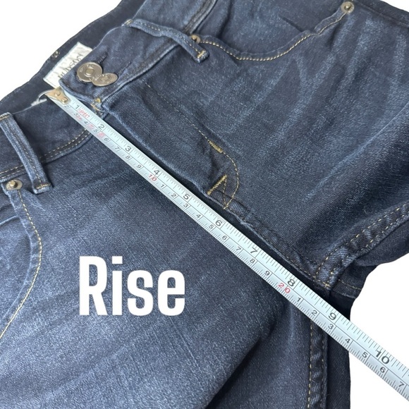 Hudson Cat Midrise Skinny w/ Step Hem dark wash womens jeans 26 LIKE NEW - Picture 13 of 14